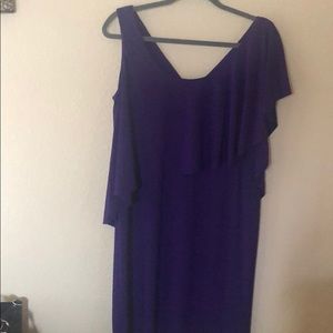 Sophia Christina deep purple dress